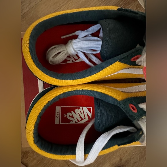 NIB VANS OLD SKOOL PRO SHOES (PRIME ATLANTIC GOLD) Size 9 - Picture 10 of 11